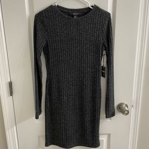 Gray Forever21 sweater dress, size M, never worn, still has tags on